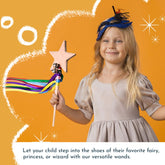 Wooden Wand | Wizard Wand | Star Wand | Fairy Wand for Kids